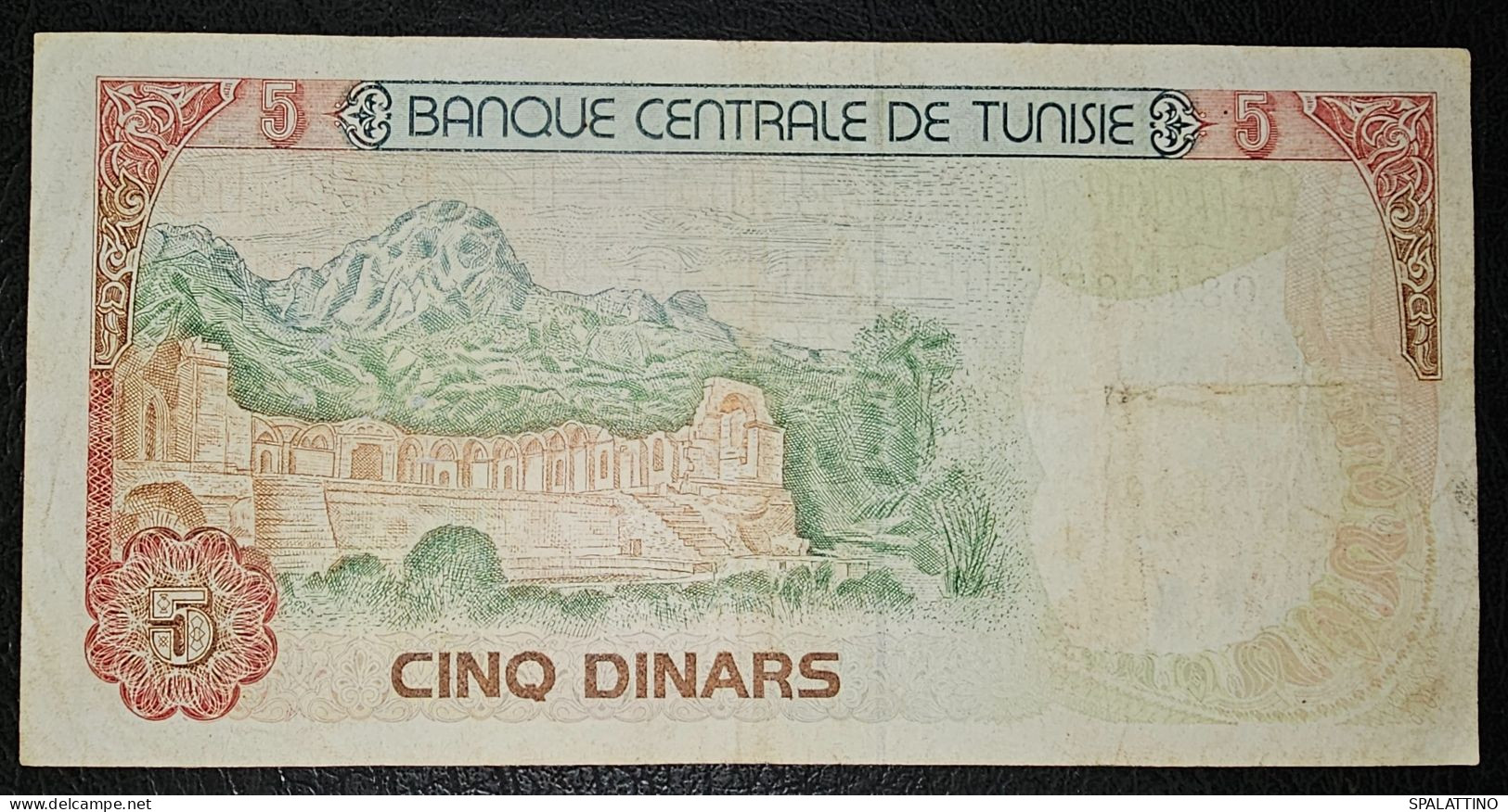 TUNISIA- 5 DINARS 1980. - Tunesien