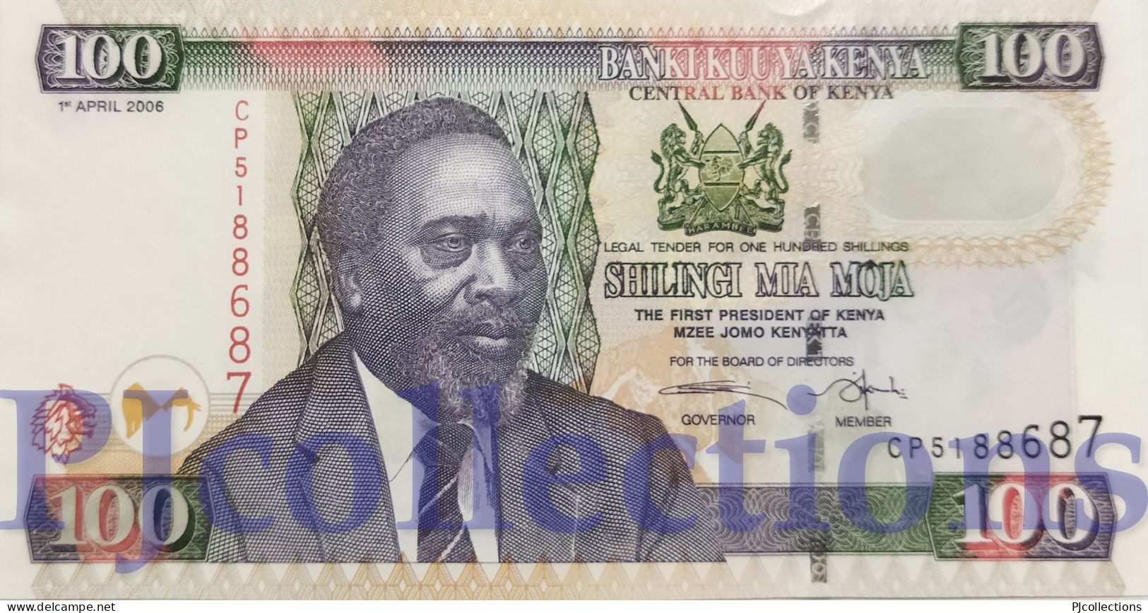 KENYA 100 SHILLINGS 2006 PICK 48b UNC - Kenya