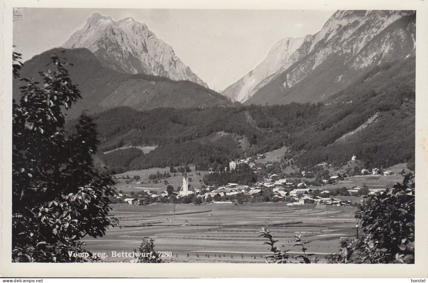 Austria - 6134 Vomp - Gegen Bettelwurf - Alte Ansicht (1962)  Nice Stamp - Vomp