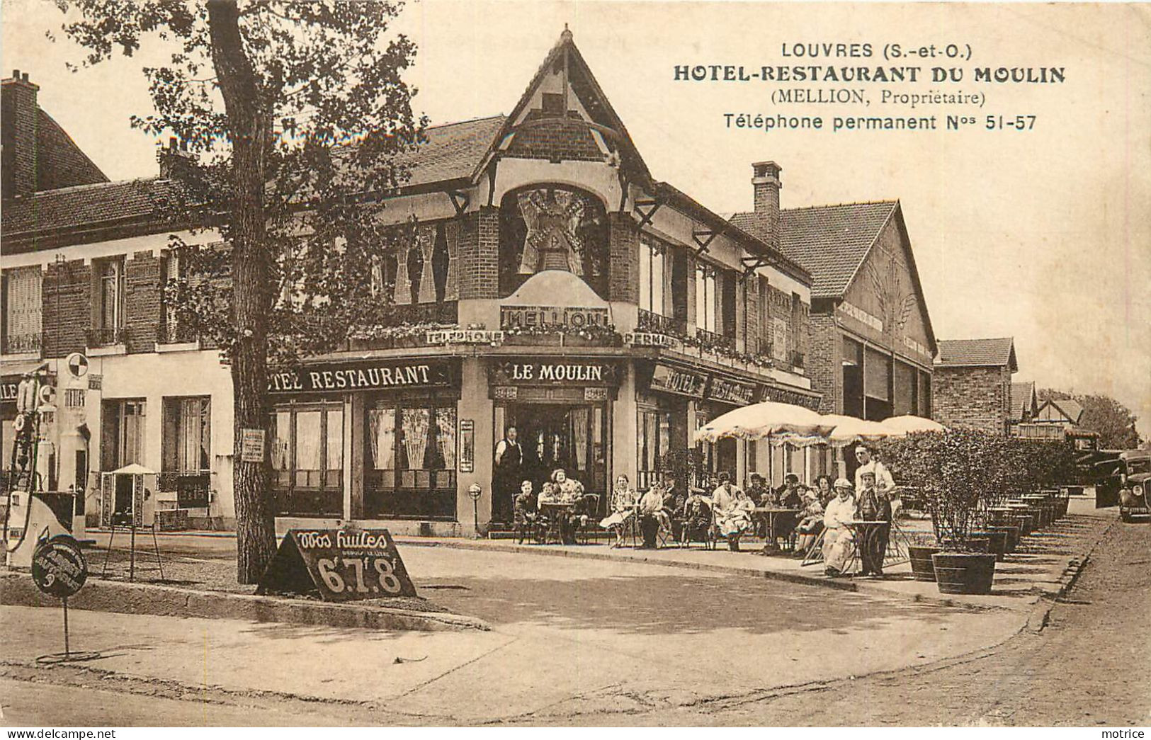 LOUVRES - Hotel Restaurant Du Moulin (Mellion Propriétaire) - Louvres