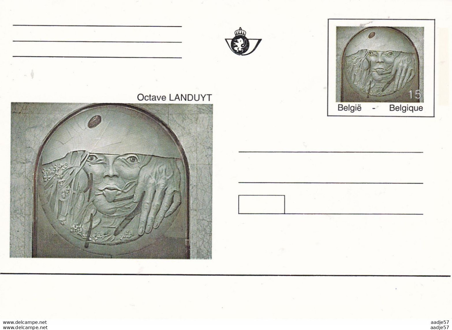 BE 19931016; Art Dans Le Métro à Bx, Oscar Landuyt; Carte Postale - Cartes Postales 1951-..