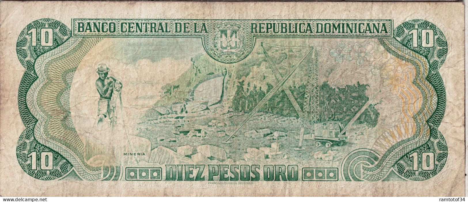 REPUBLIQUE DOMINICAINE - 10 Pesos Oro 1998 (G135024F) - Dominicaine