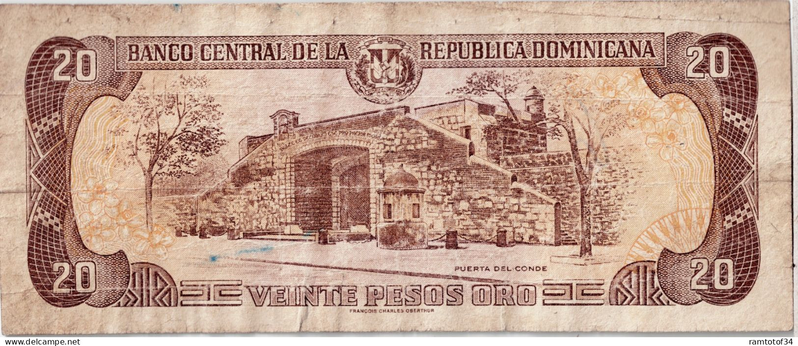 REPUBLIQUE DOMINICAINE - 20 Pesos Oro 1998 (H723591V) - República Dominicana