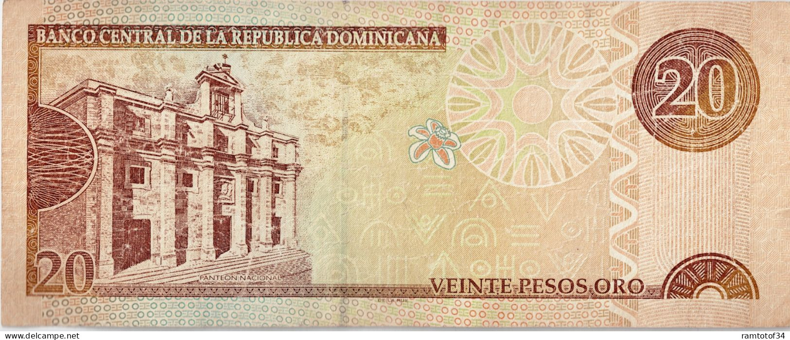 REPUBLIQUE DOMINICAINE - 20 Pesos Oro 2003 (KK2831178) - Dominicaine