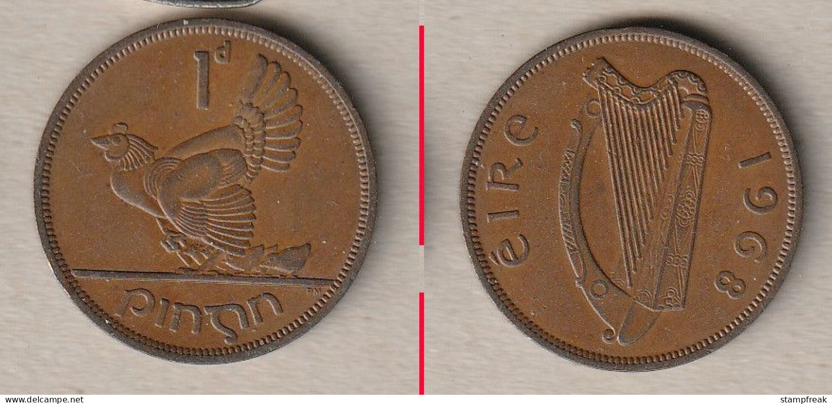 00679) Irland, 1 Penny 1968 - Irlande