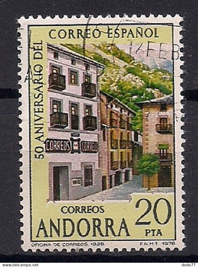 ANDORRE ESPAGNOL    N°    106   OBLITERE - Used Stamps