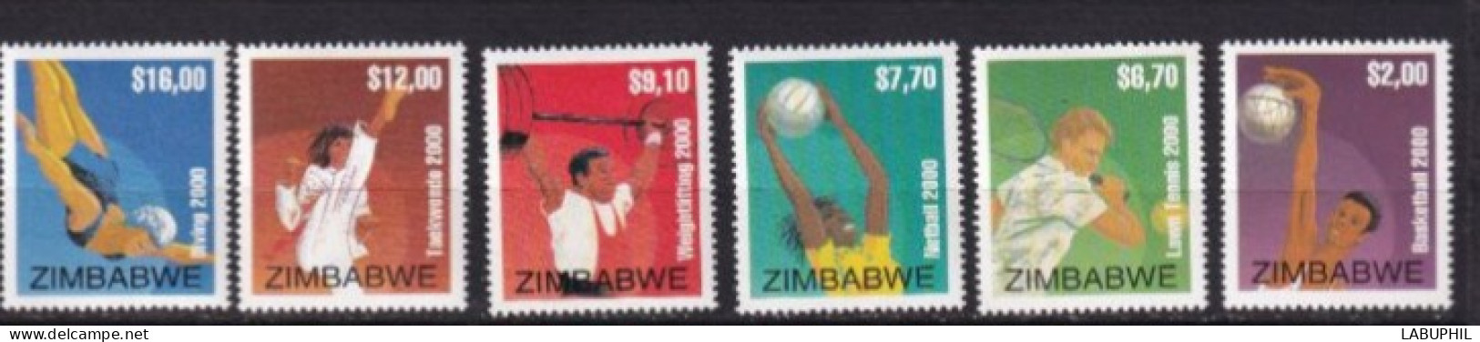 ZIMBABWE MNH **2000 Sport - Zimbabwe (1980-...)