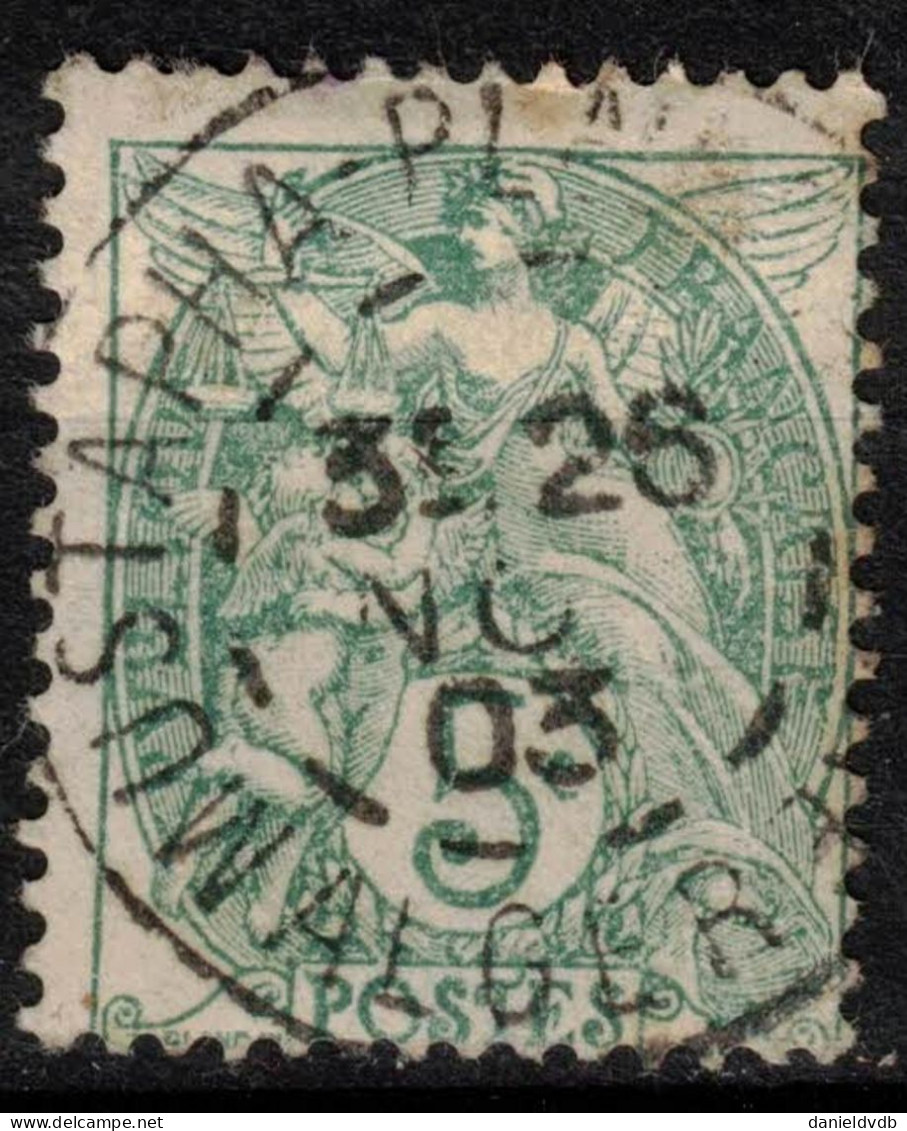Algérie française: 10 timbres français oblitérés en Algérie jusqu'en 1924