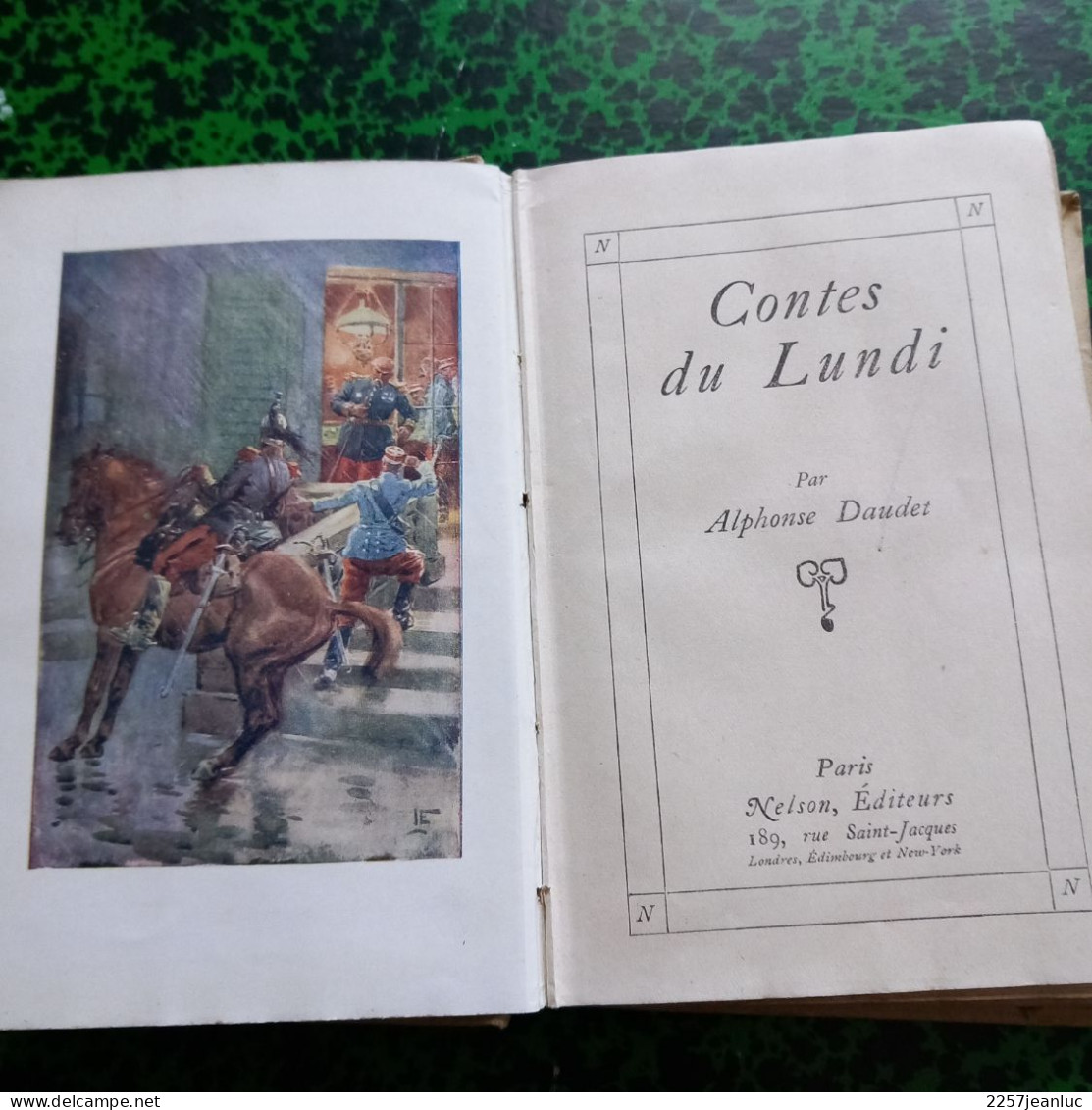 Roman  D'Alphonse Daudet Contes Du Lundi *  Collection Nelson - Action