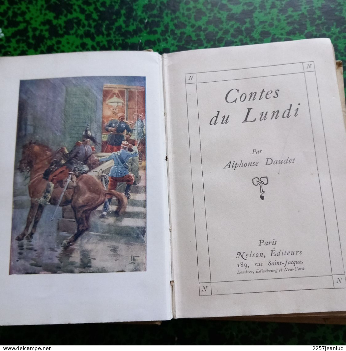 Roman  D'Alphonse Daudet Contes Du Lundi *  Collection Nelson - Azione