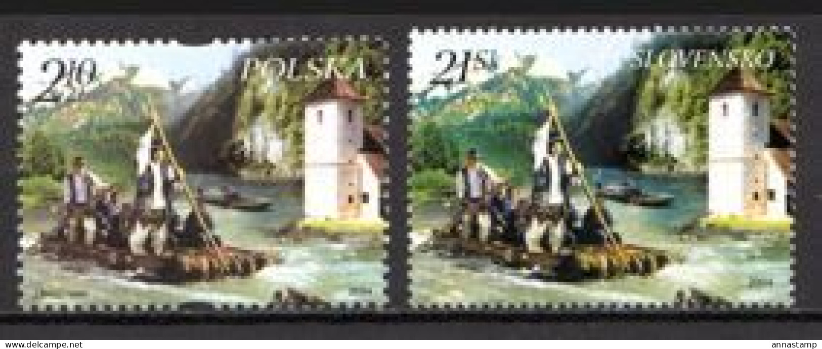 Poland - Slovakia MNH Joint Issues - Autres (Mer)