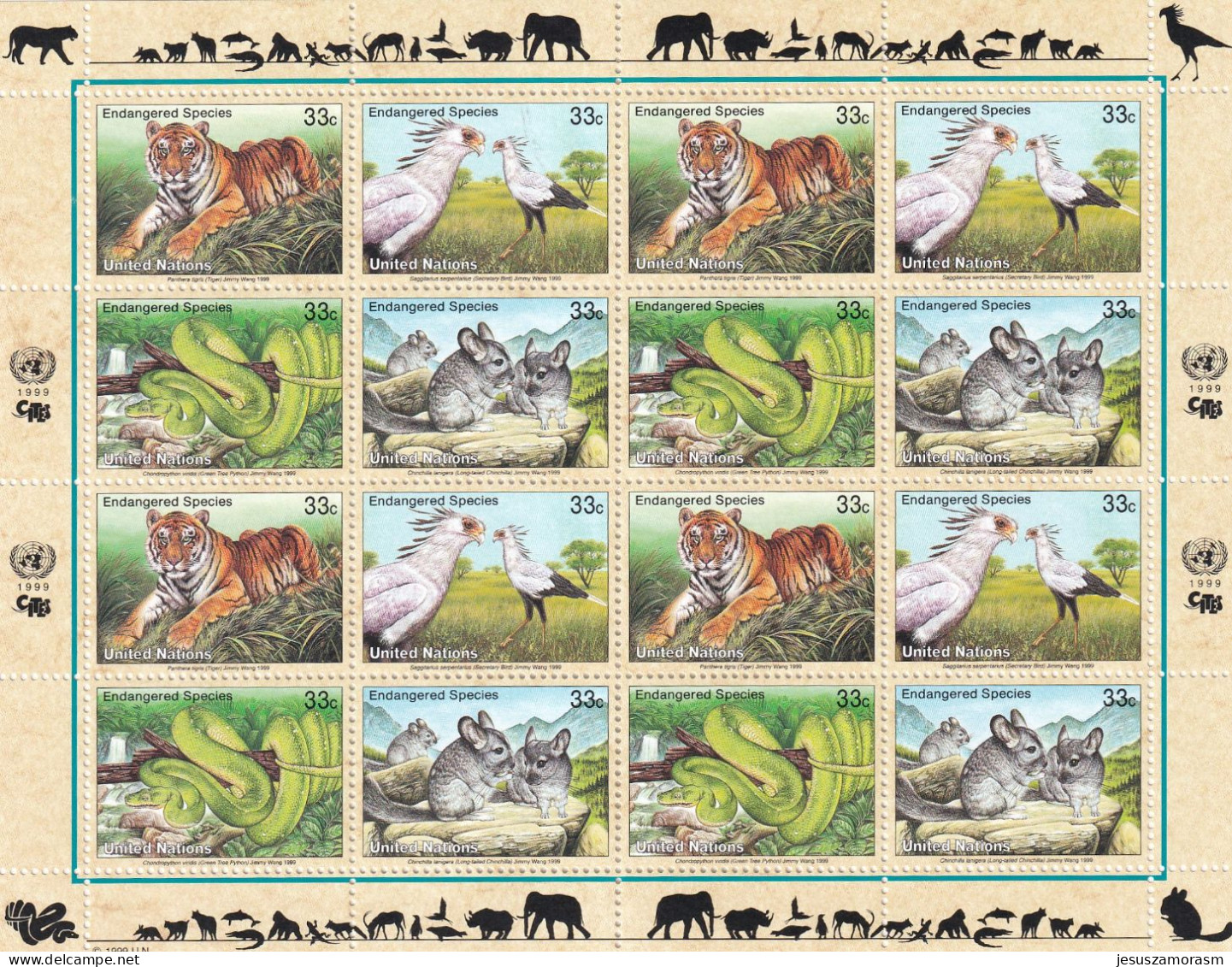 Naciones Unidas Nueva York Nº 803 Al 806 En Hoja De 4 Series - Unused Stamps