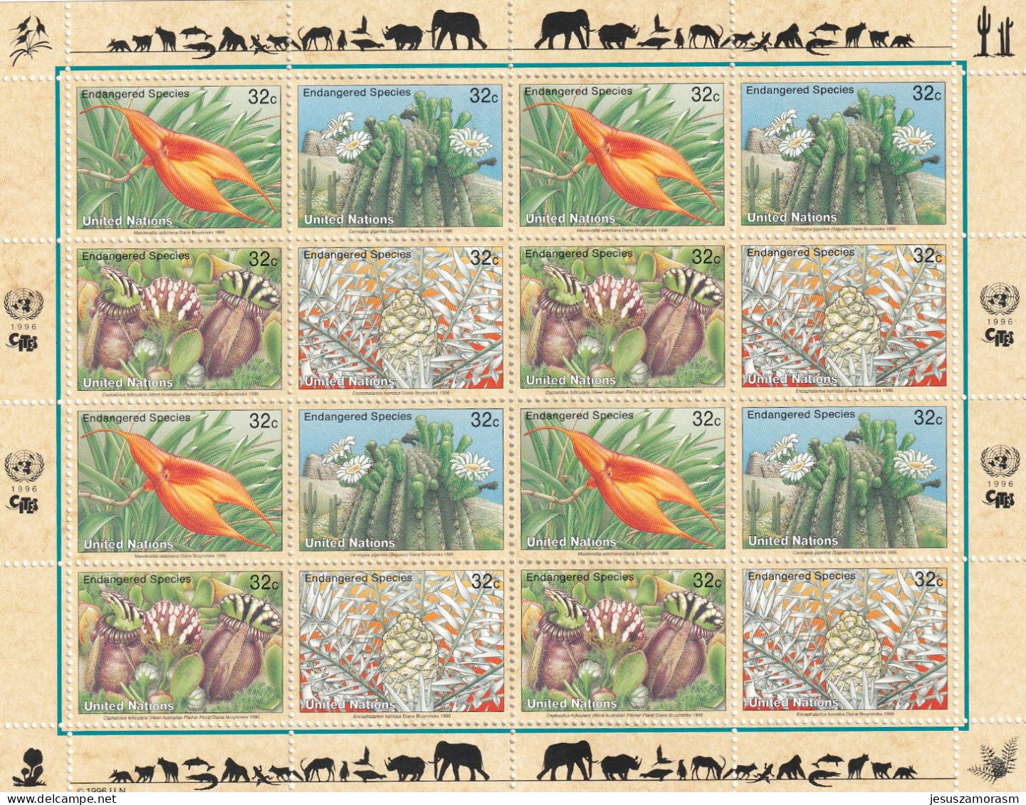 Naciones Unidas Nueva York Nº 695 Al 698 En Hoja De 4 Series - Unused Stamps