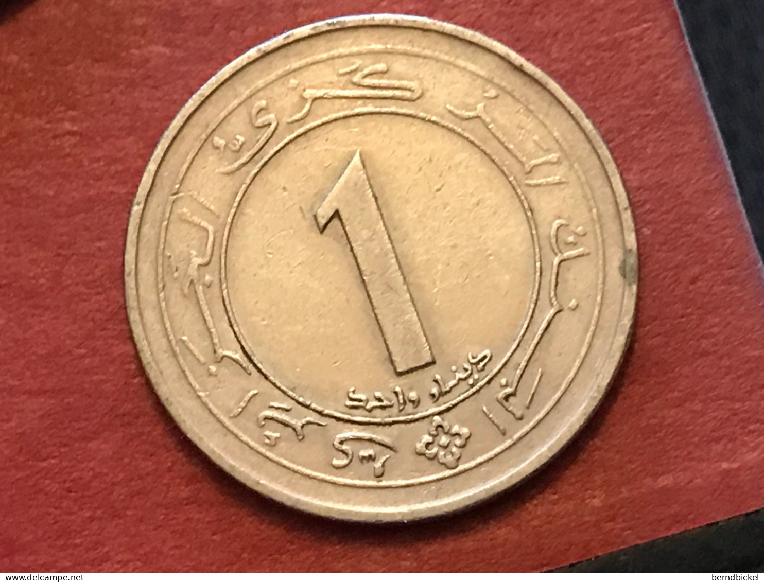 Münze Münzen Umlaufmünze Gedenkmünze Algerien 1 Dinar 1987 Unabhängigkeit - Algérie