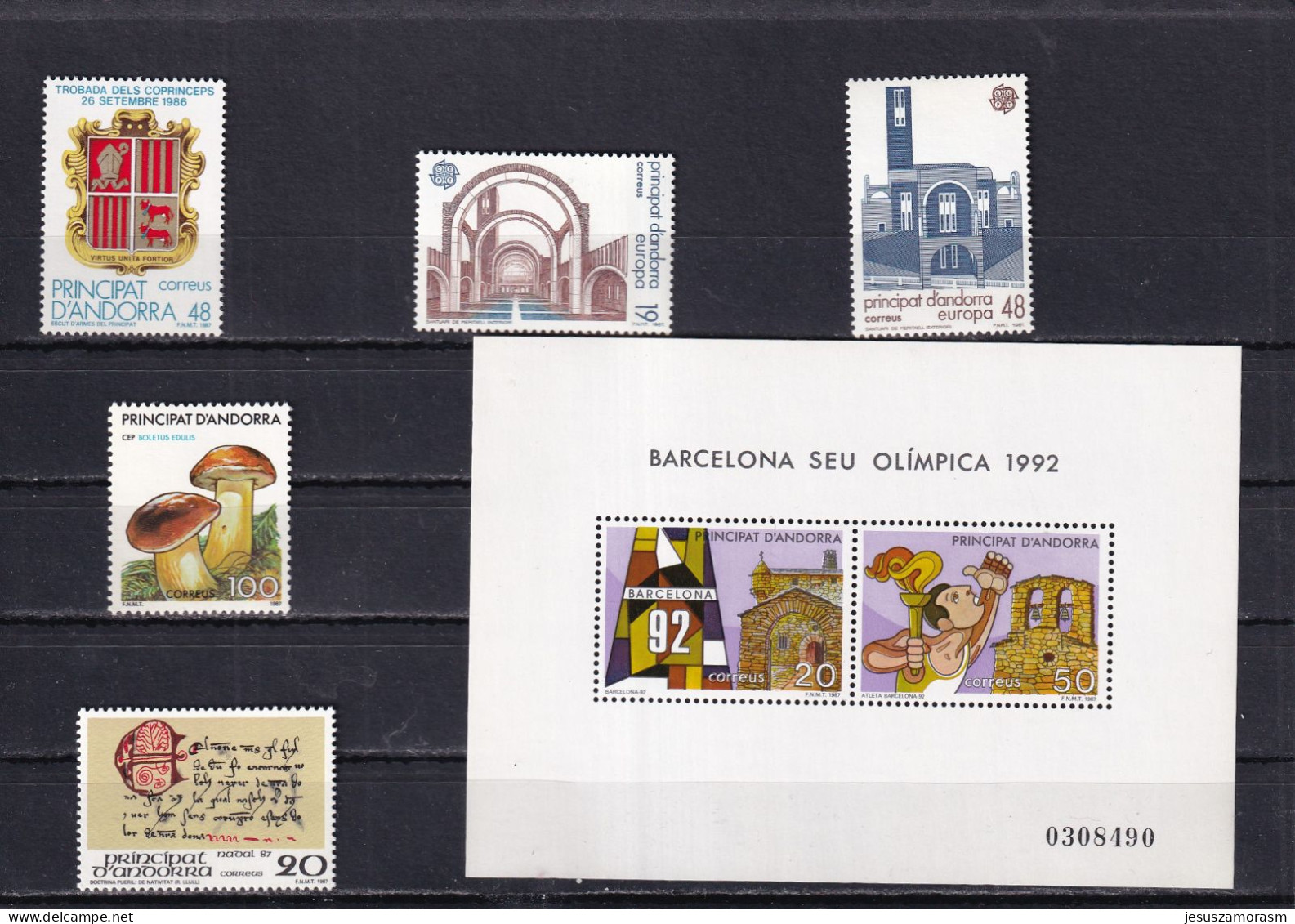 Andorra Española Año 1987 Completo - Collezioni