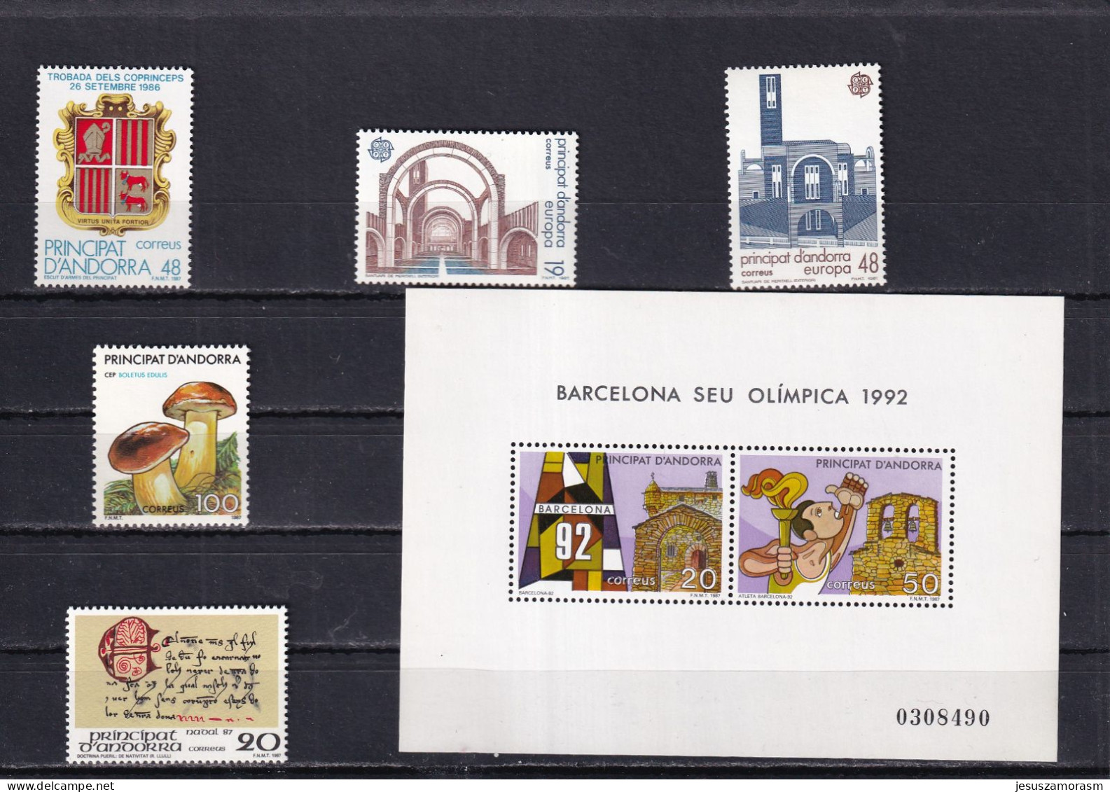Andorra Española Año 1987 Completo - Sammlungen