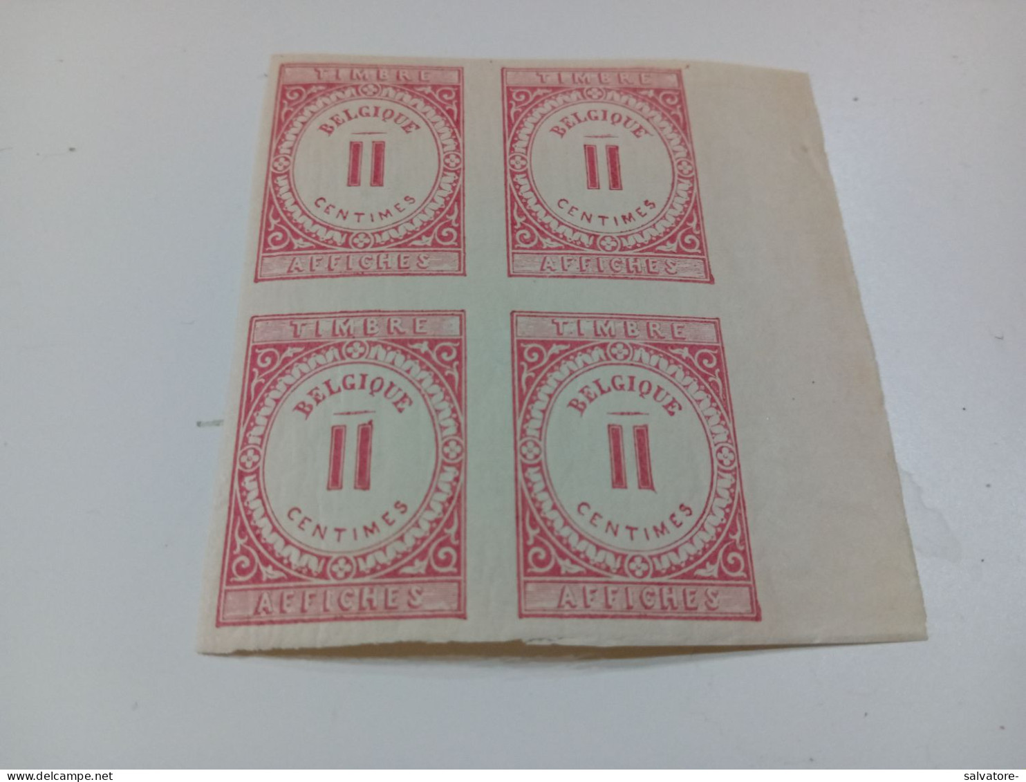 4 MARCHE DA BOLLO II CENTIMES AFFICHES- NUOVI - Stamps