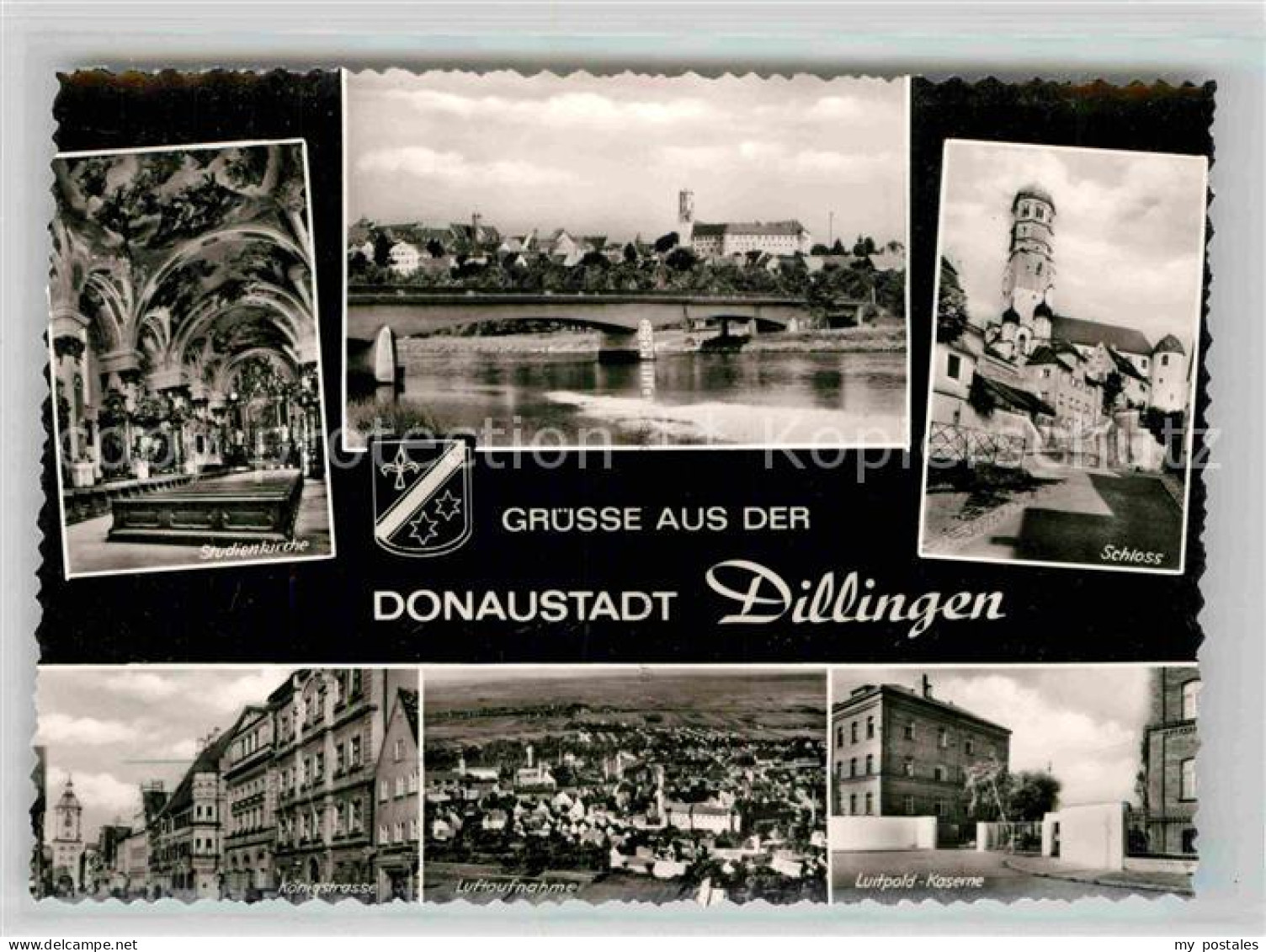 42723691 Dillingen Donau Studienkirche Donaubruecke Schloss Koenigsstrasse Dilli - Dillingen
