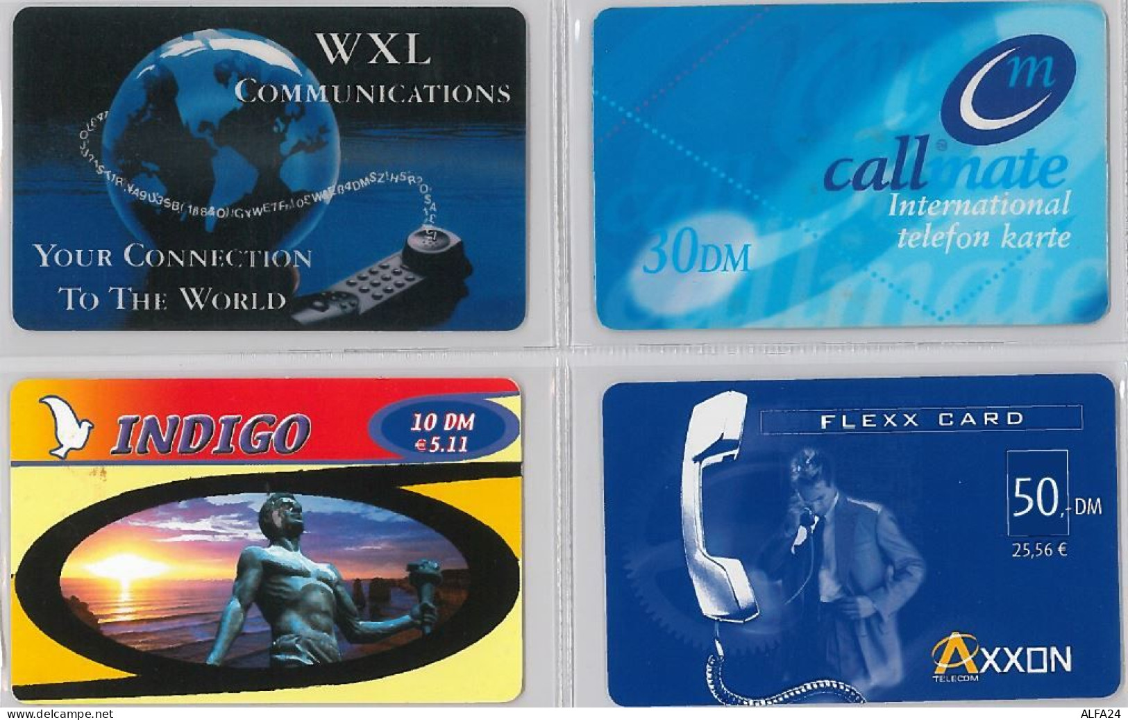 LOT 4 PREPAID PHONE CARD- GERMANIA (E30.10.1 - [2] Mobile Phones, Refills And Prepaid Cards