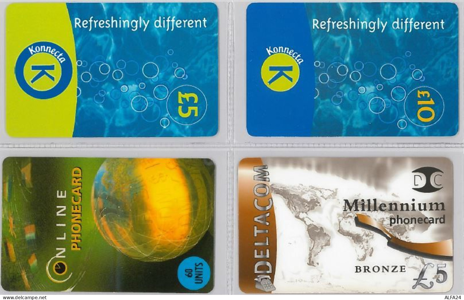 LOT 4 PREPAID PHONE CARD- REGNO UNITO (E25.43.1 - BT Global Cards (Prepaid)