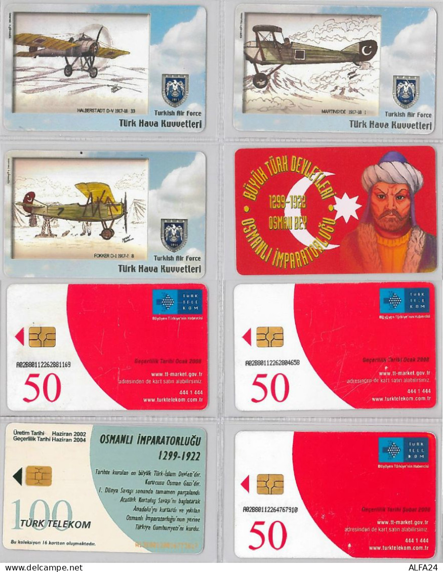 LOT 4 PHONE CARD- TURCHIA (E24.31.3 - Turkey