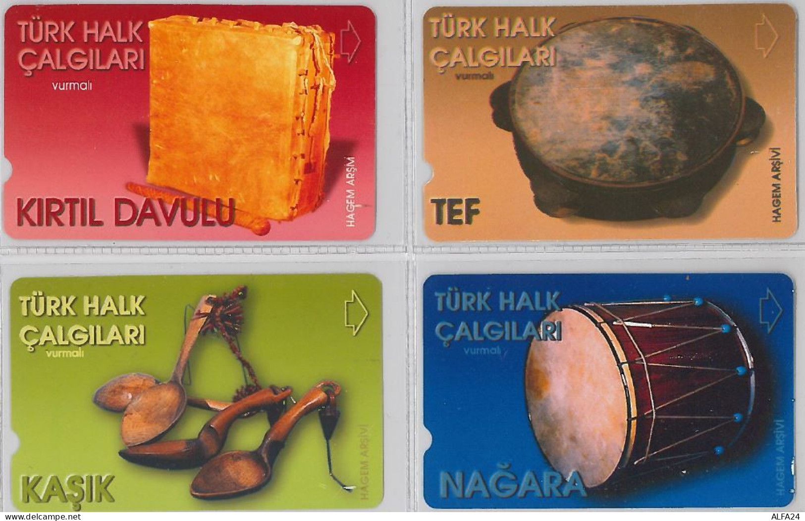 LOT 4 PHONE CARD- TURCHIA (E24.19.5 - Turkey