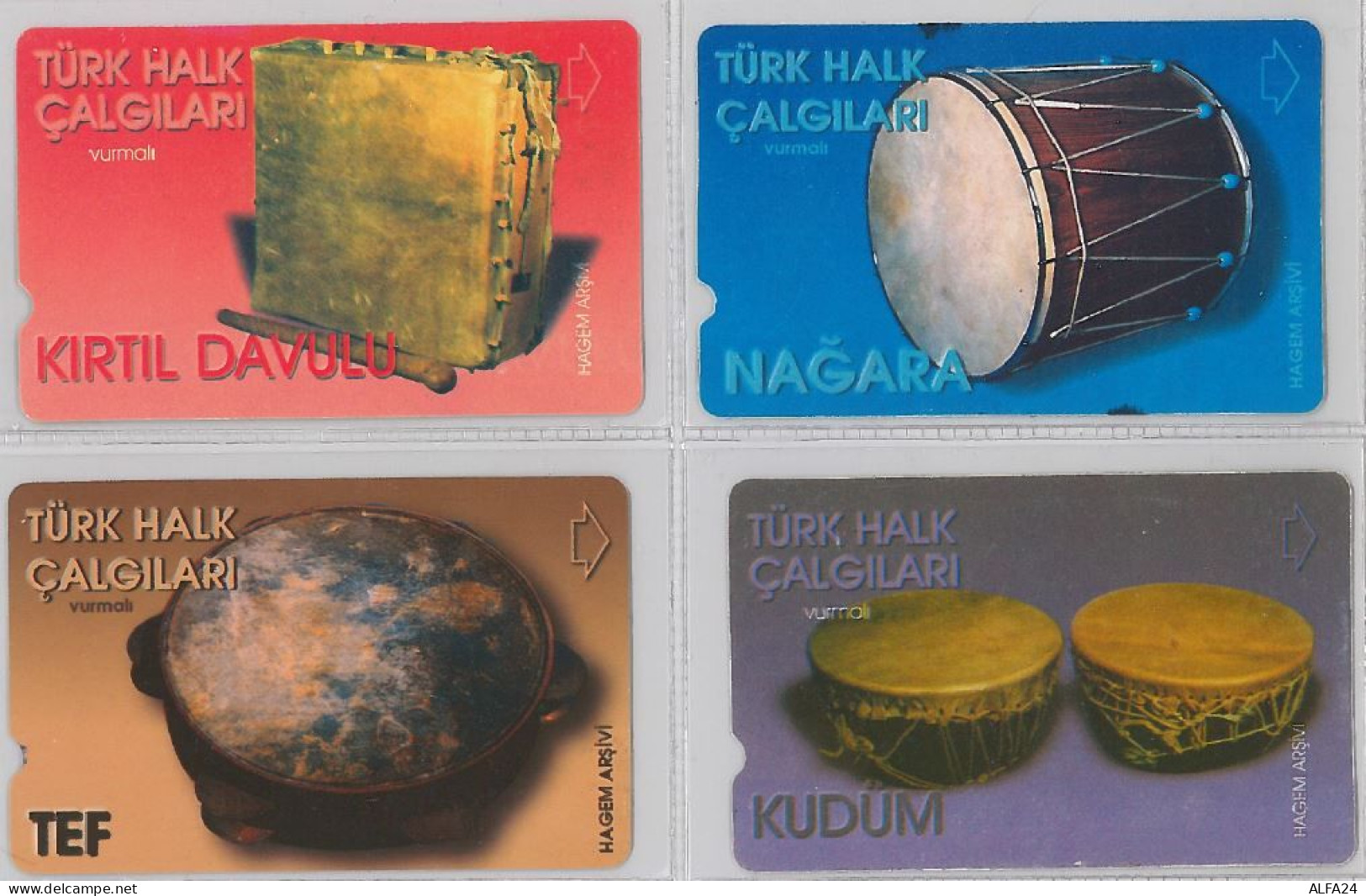 LOT 4 PHONE CARD- TURCHIA (E24.19.1 - Turkey