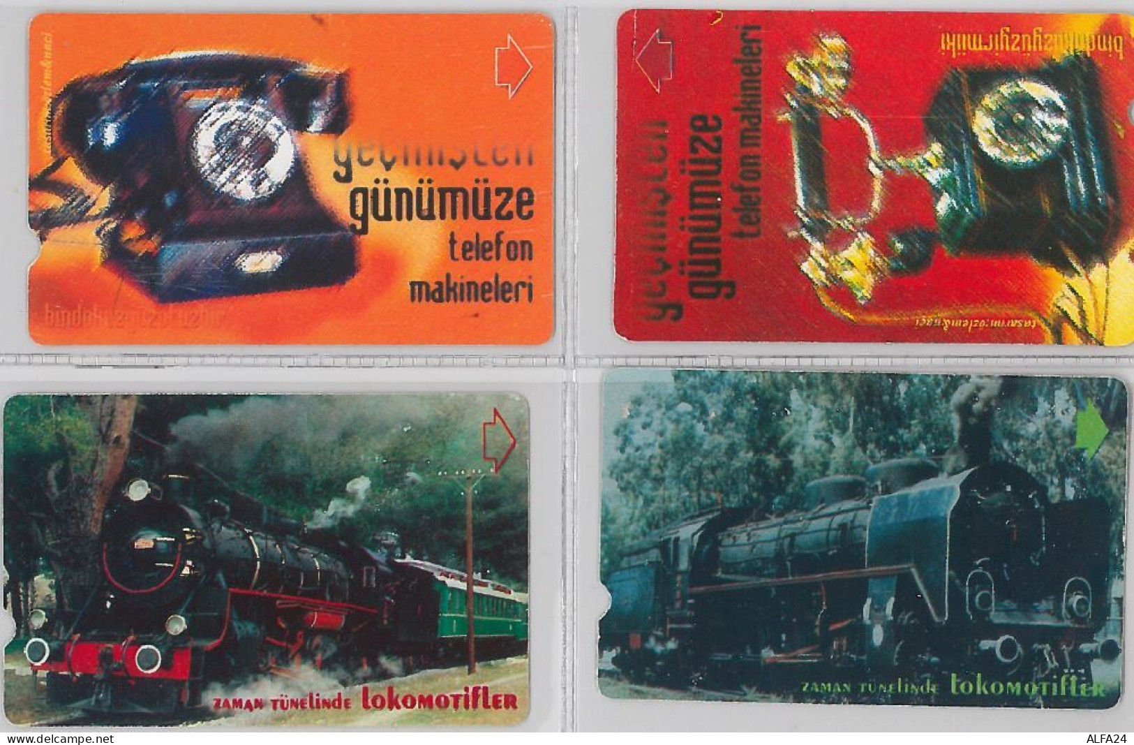 LOT 4 PHONE CARD- TURCHIA (E24.18.5 - Türkei