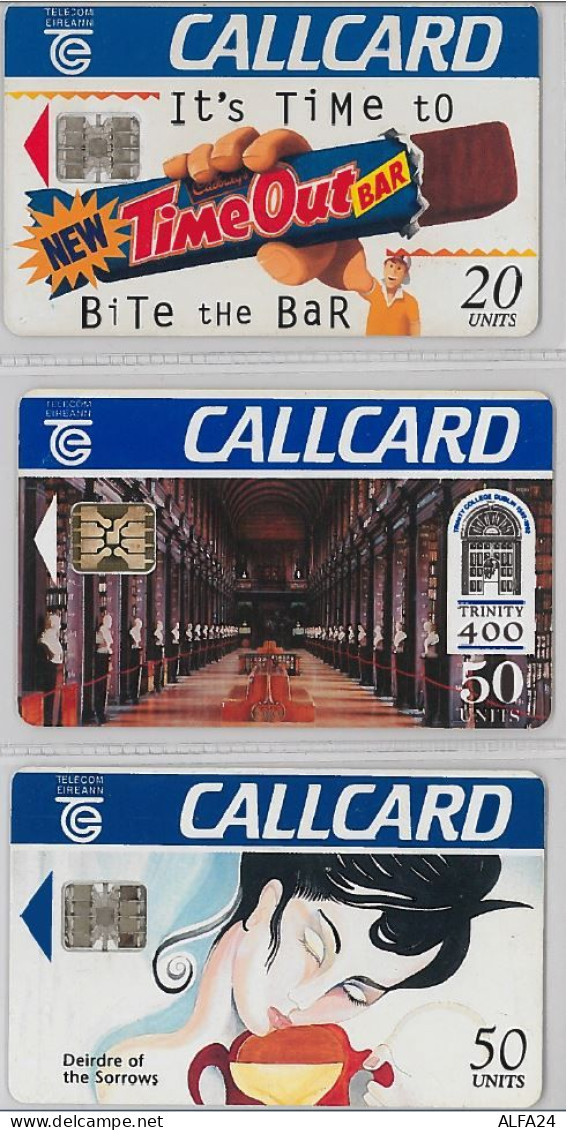 LOT 3 PHONE CARD- IRLANDA (E23.3.4 - Ireland