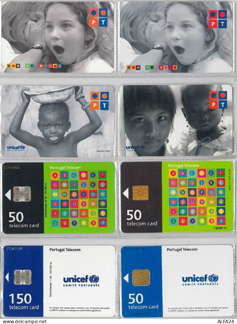 LOT 4 PHONE CARD- PORTOGALLO (E37.9.5 - Portugal