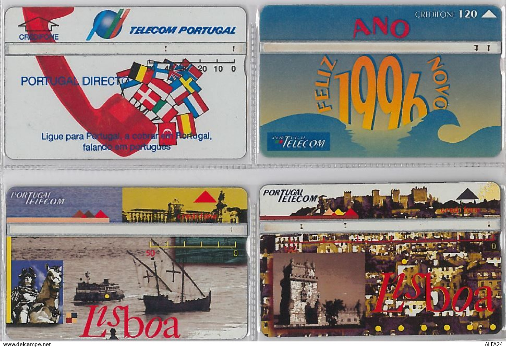 LOT 4 PHONE CARD- PORTOGALLO (E37.3.5 - Portugal