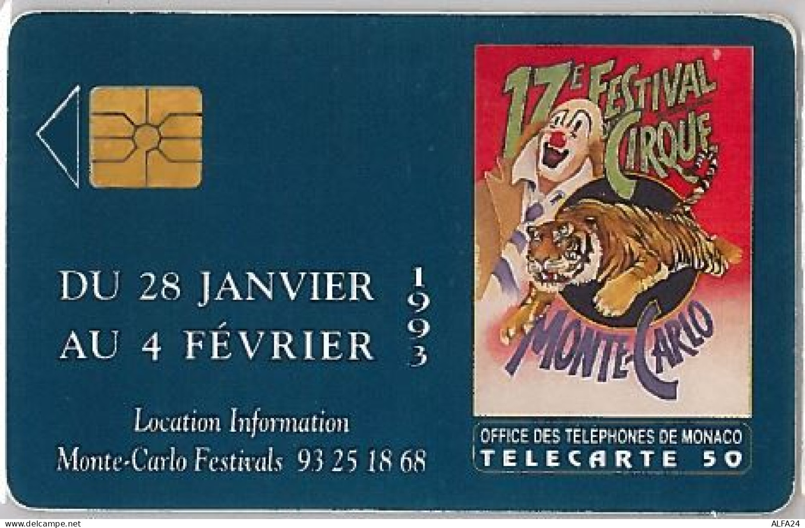 PHONE CARD - MONACO (E36.37.6 - Monaco