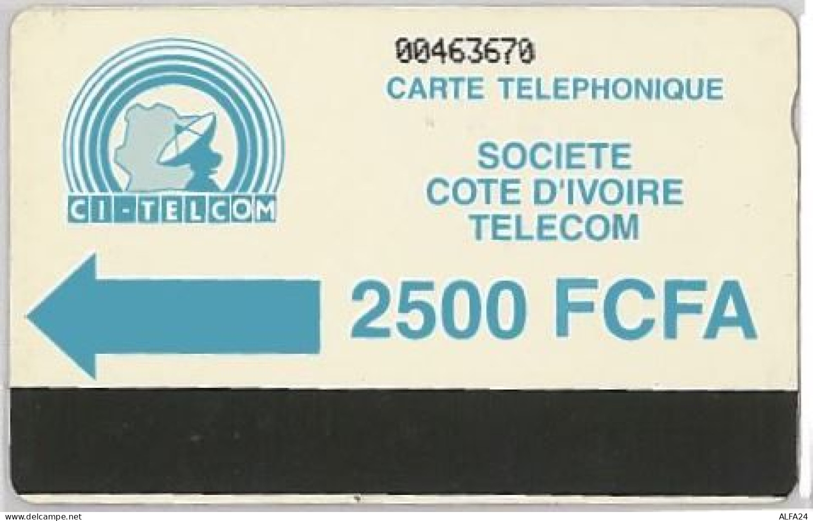 PHONE CARD - COSTA D'AVORIO (E36.3.4 - Côte D'Ivoire