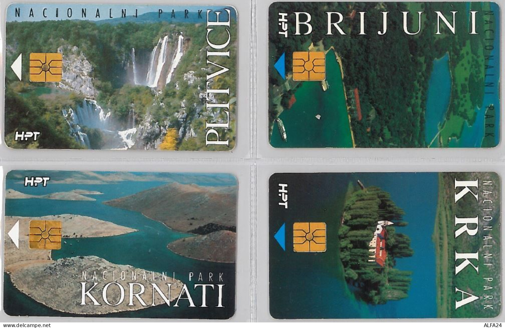 LOT 4 PHONE CARD- CROAZIA (E34.6.1 - Croatie