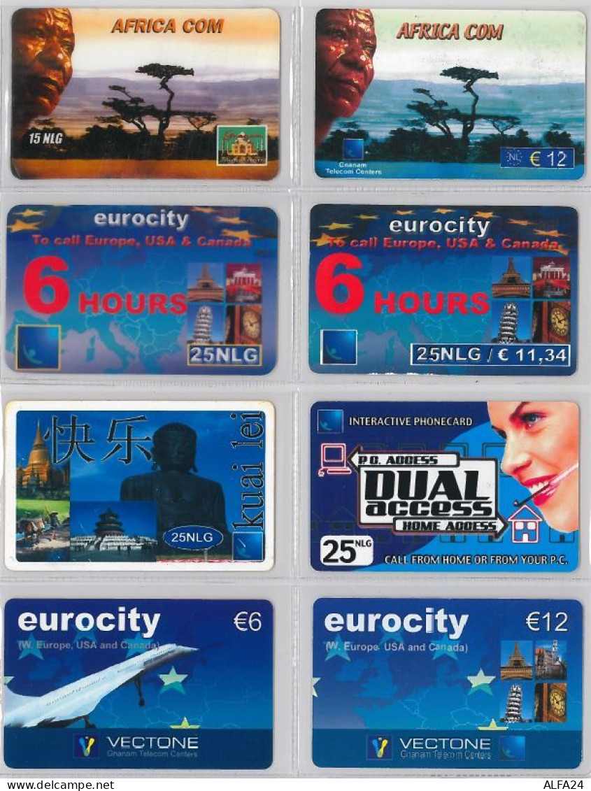 LOT 8 PREPAID PHONE CARD- PAESI BASSI (E32.24.1 - [3] Handy-, Prepaid- U. Aufladkarten