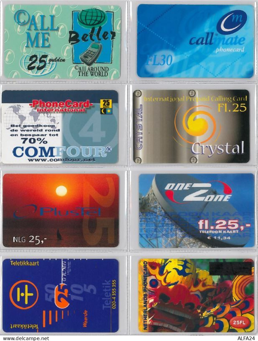 LOT 8 PREPAID PHONE CARD- PAESI BASSI (E32.29.1 - [3] Sim Cards, Prepaid & Refills