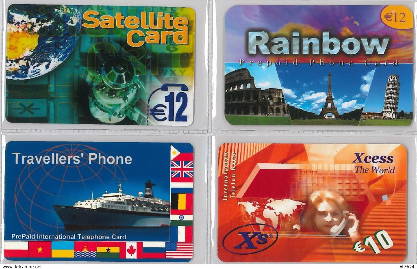 LOT 4 PREPAID PHONE CARD- PAESI BASSI (E32.32.1 - [3] Sim Cards, Prepaid & Refills