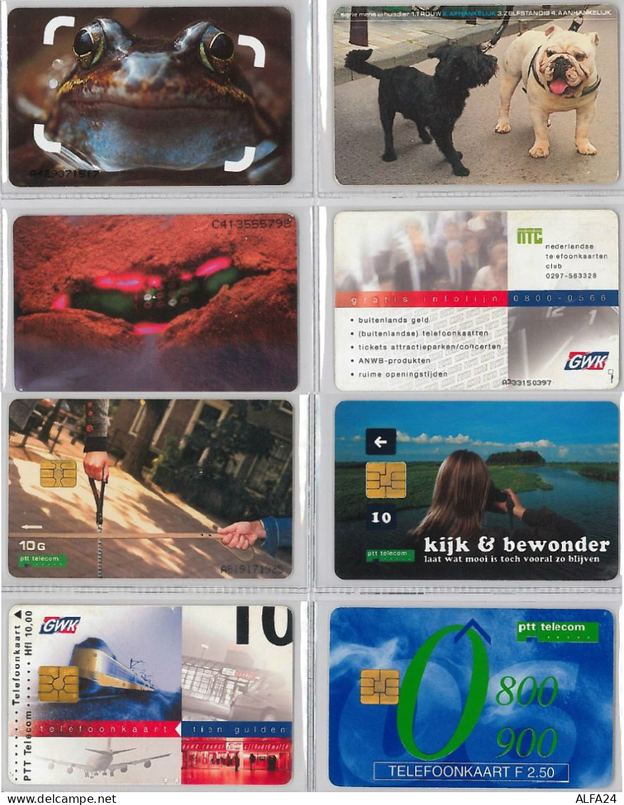 LOT 4 PHONE CARD- PAESI BASSI (E32.10.5 - Pubbliche
