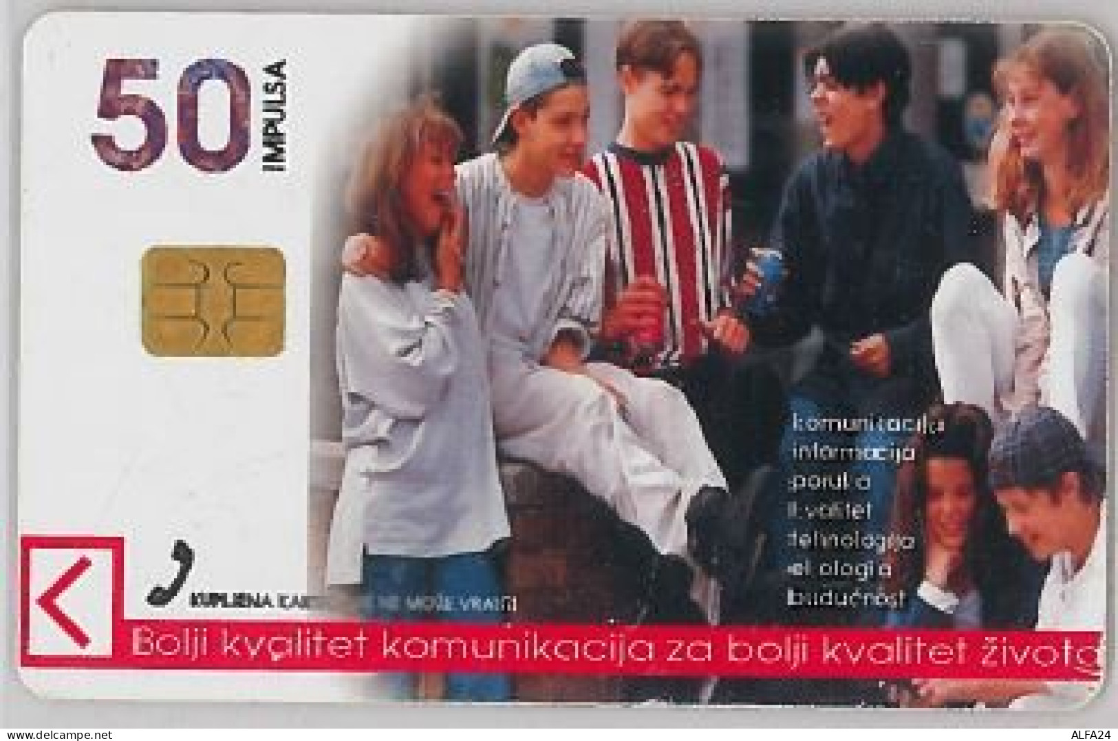 PHONE CARD -BOSNIA ERZEGINA (E41.45.8 - Bosnië