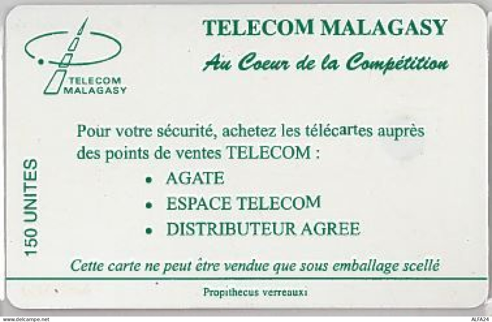 PHONE CARD -MADAGASCAR (E41.41.3 - Madagaskar