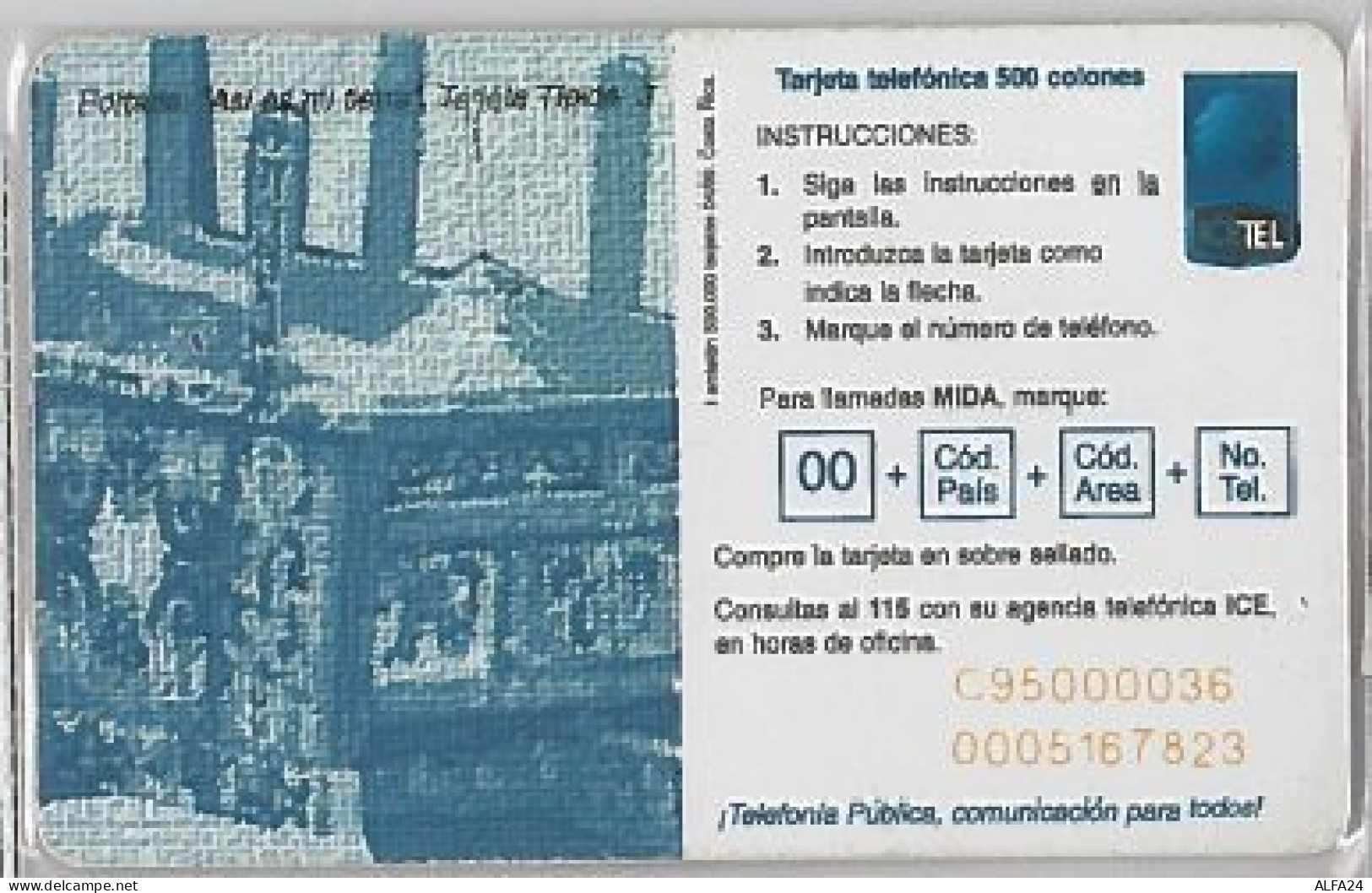 PHONE CARD - COSTA RICA (E41.25.3 - Costa Rica