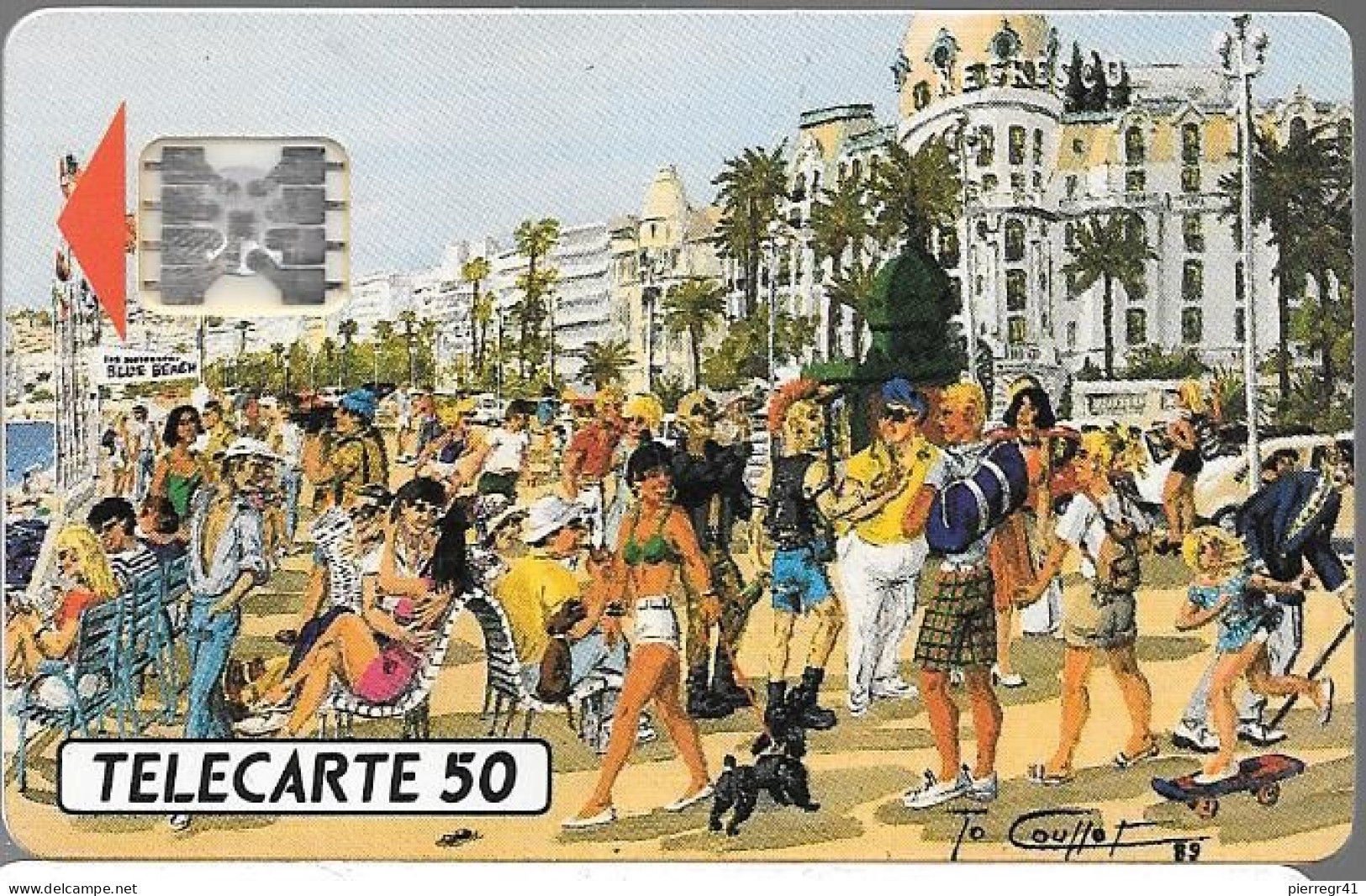 CARTE-PRIVEE-1990-D340-SC5Ob-NICE Hotel Negresco-N°imp 18118-1000ex-Neuve-TBE/LUXE-RARE - Phonecards: Private Use