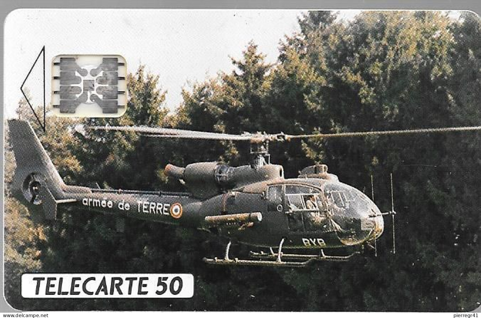 CARTE-PRIVEE-1990-D363-SC5Ob-HELICOPTERE Armée De Terre-N°imp 18285-1000ex-Neuve-TBE/LUXE-RARE - Telefoonkaarten Voor Particulieren