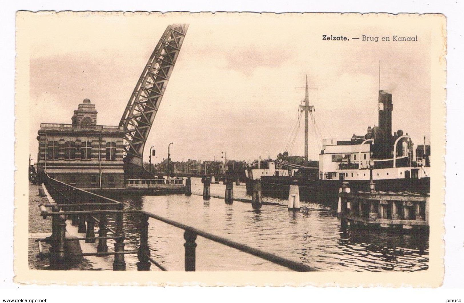 B-9735  ZELZATE : Brug En Kanaal - Zelzate