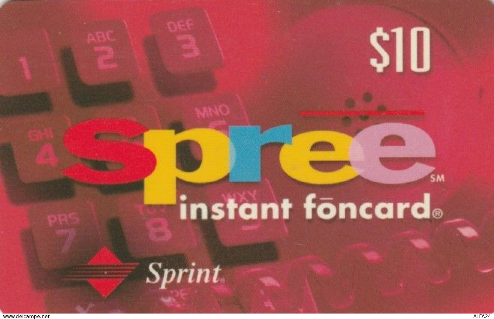 PREPAID PHONE CARD STATI UNITI-SPRINT (PK132 - Sprint