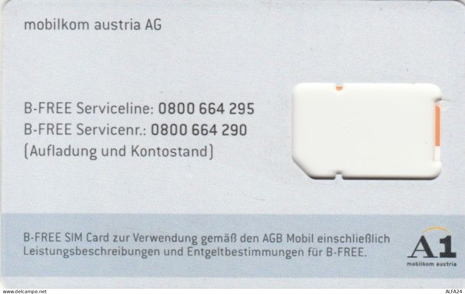 GSM WITHOUT CHIP - AUSTRIA (PK1564 - Oesterreich