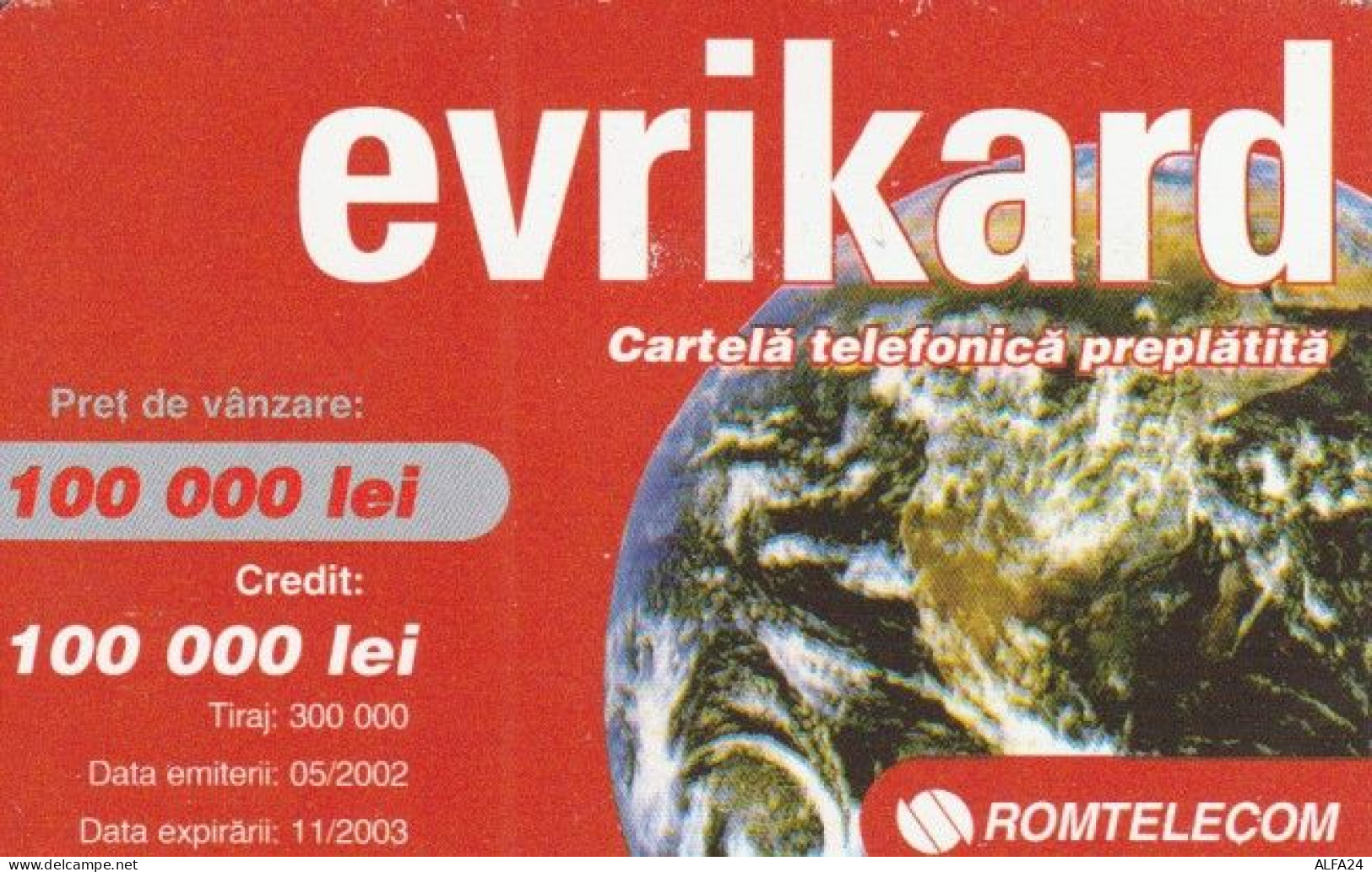 PREPAID PHONE CARD ROMANIA (PK1613 - Romania