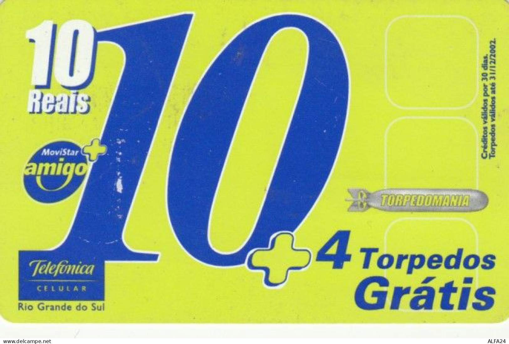 PREPAID PHONE CARD BRASILE (PK1600 - Brésil