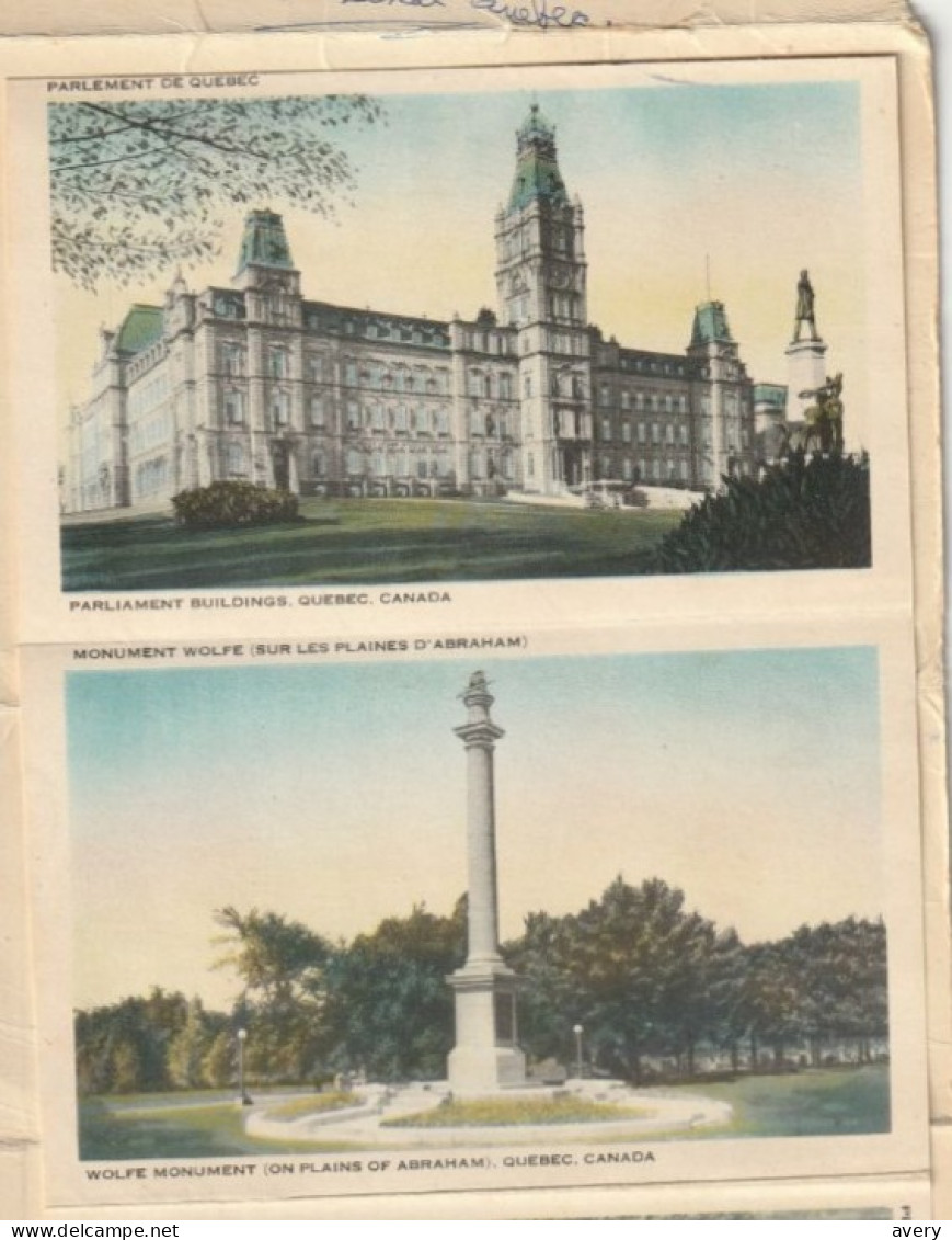 Souvenir Folder Of Quebec, Quebec. - Québec - La Cité