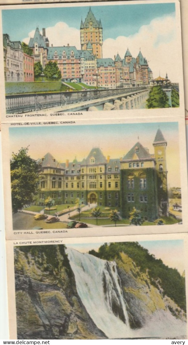 Souvenir Folder of Quebec, Quebec.